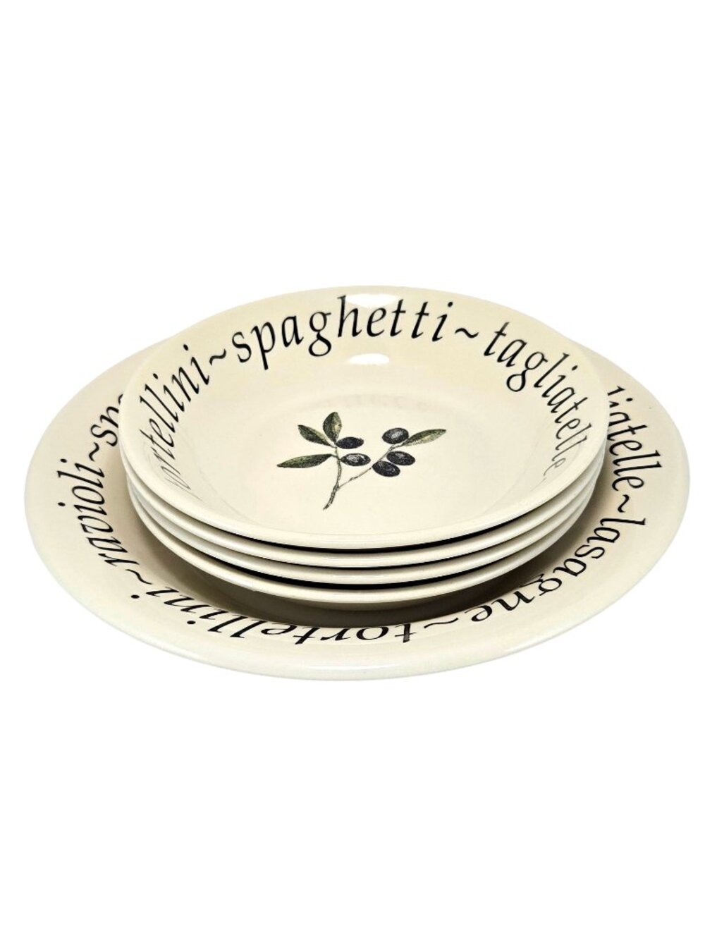 Italian Creative Tableware 5 Piece Pasta Bowl Set-England